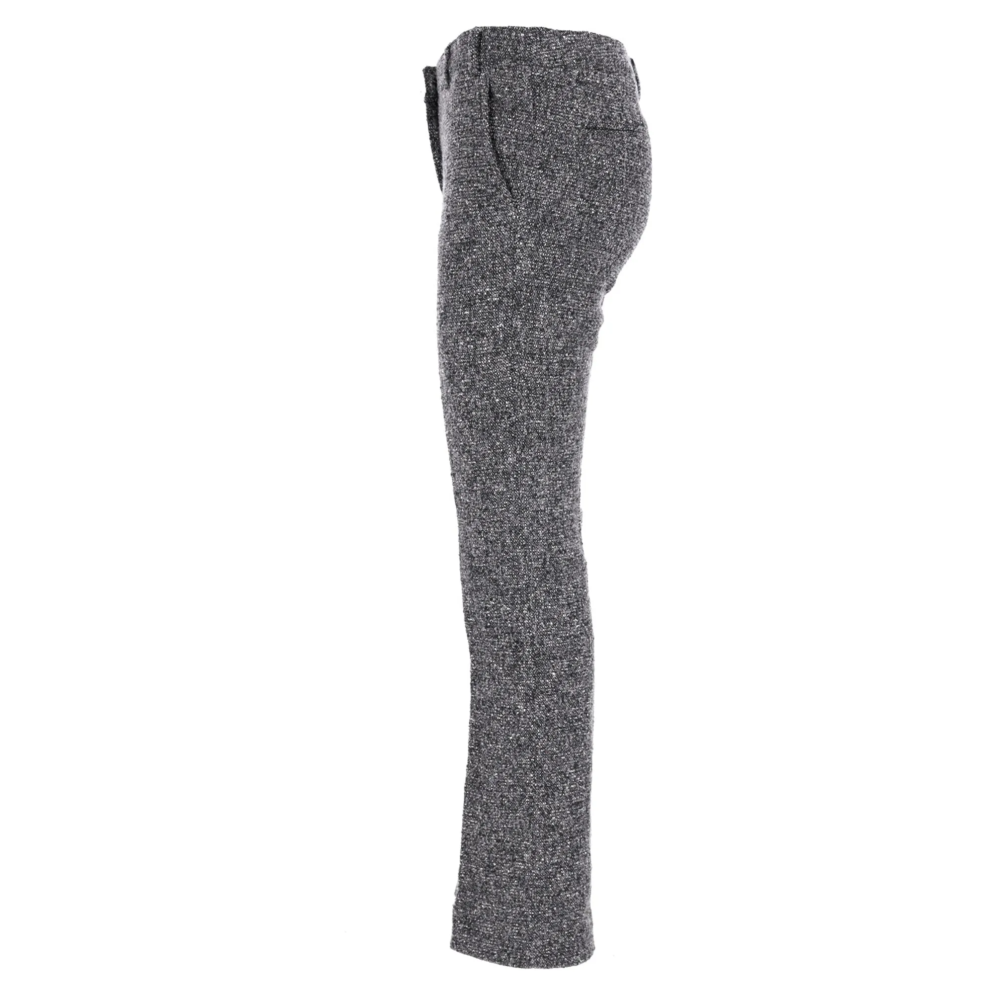 Burberry London Slim-Fit Tweed Trousers in Grey Polyester