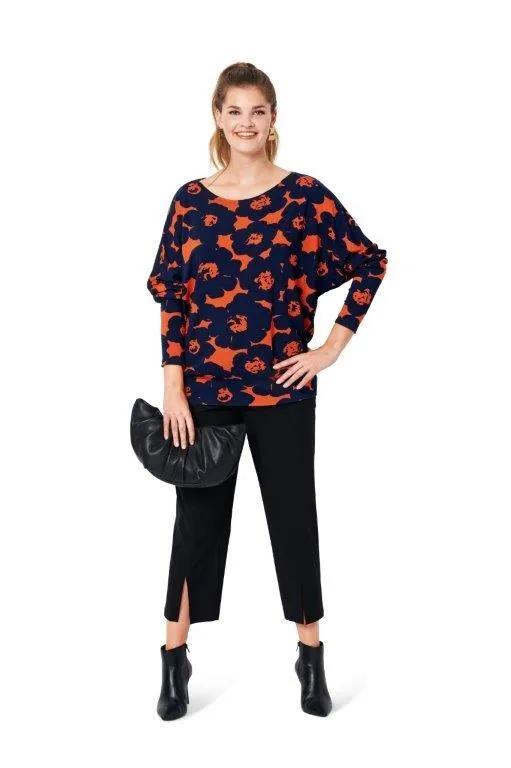 Burda Sewing Pattern 6098 Top with Kimono Sleeves