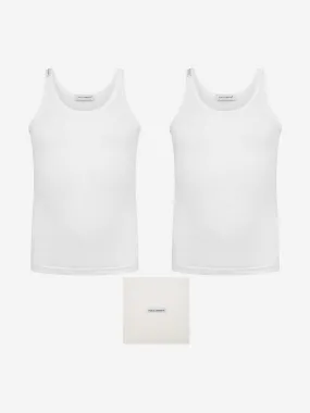 Dolce & Gabbana Boys Vest Tops Two Pack