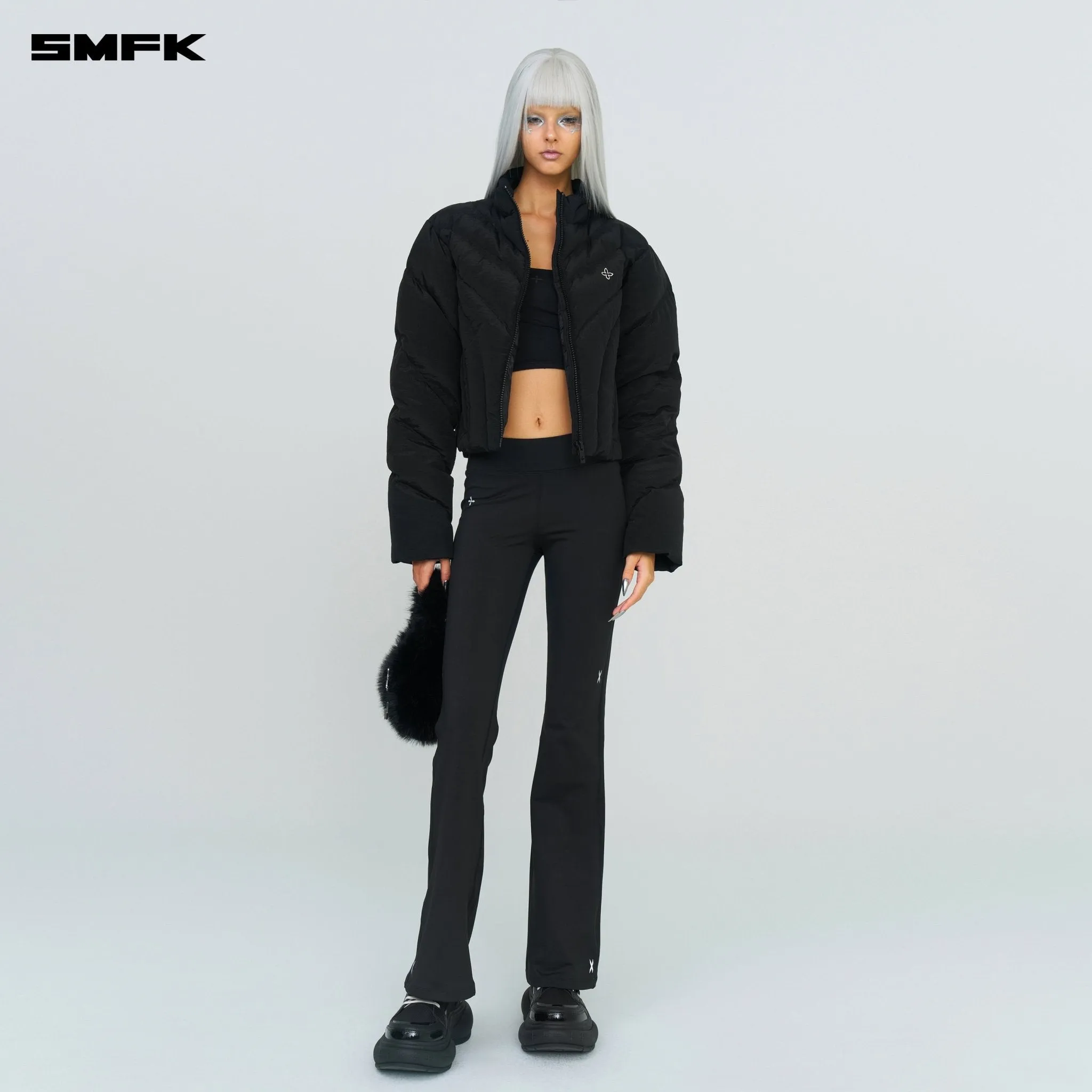 FUTURE Storm Down Puff Jacket In Black