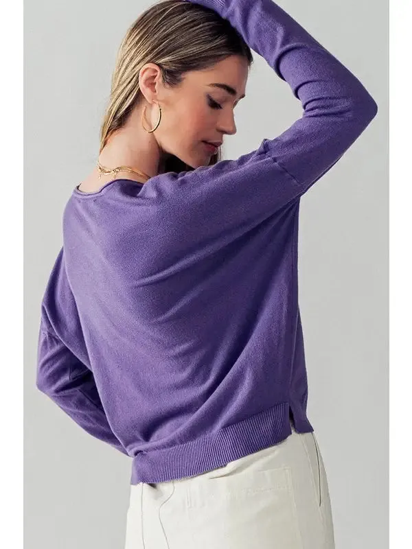 Heidi Soft Knit Round Neck Sweater