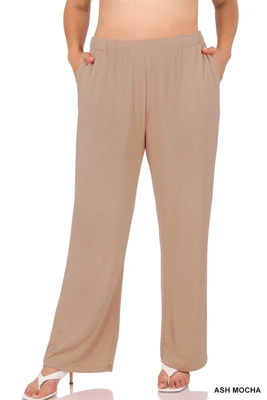 HI Curvy Plus Size Women Drawstring Lounge Pants