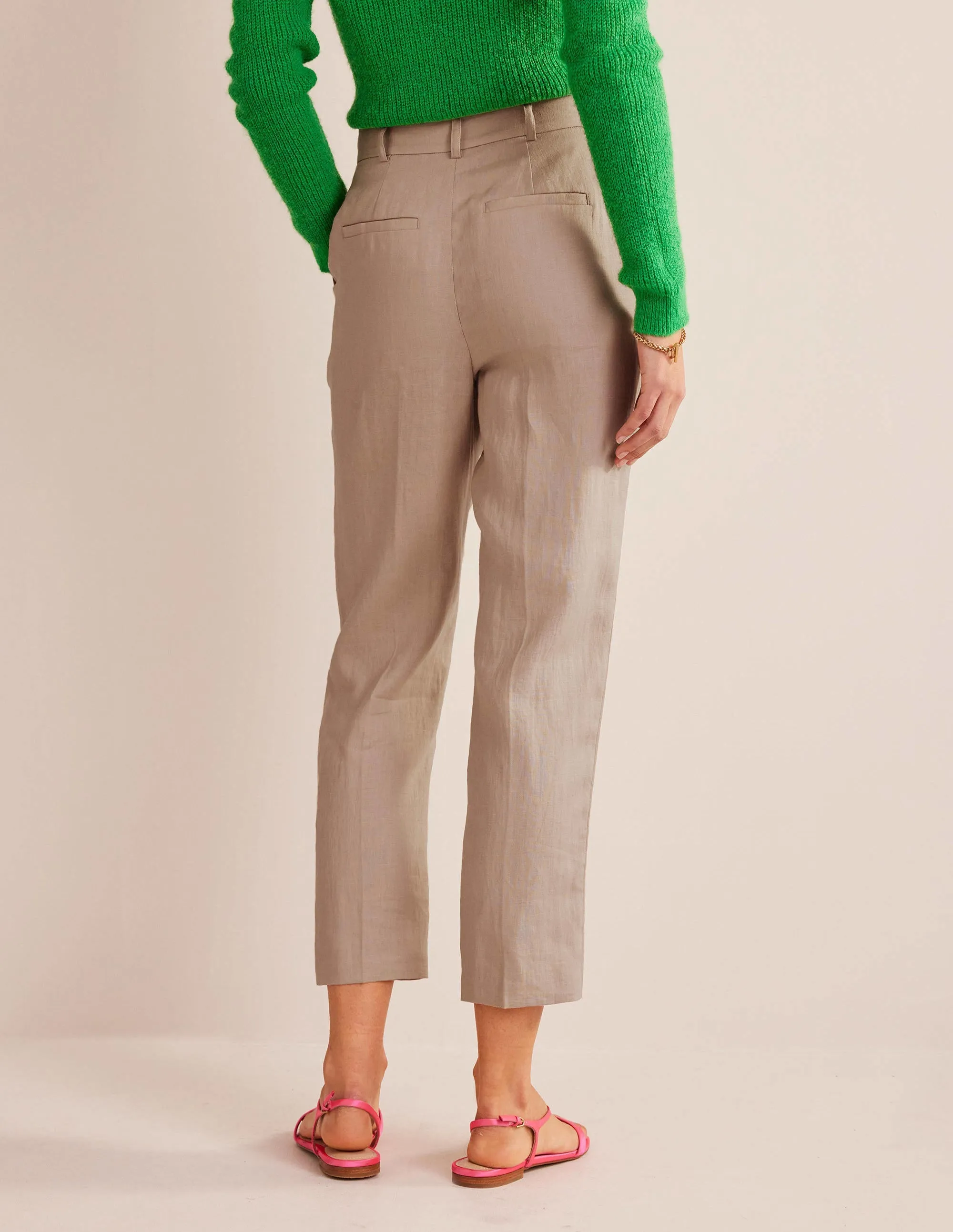 Kew Linen Trousers-Rope