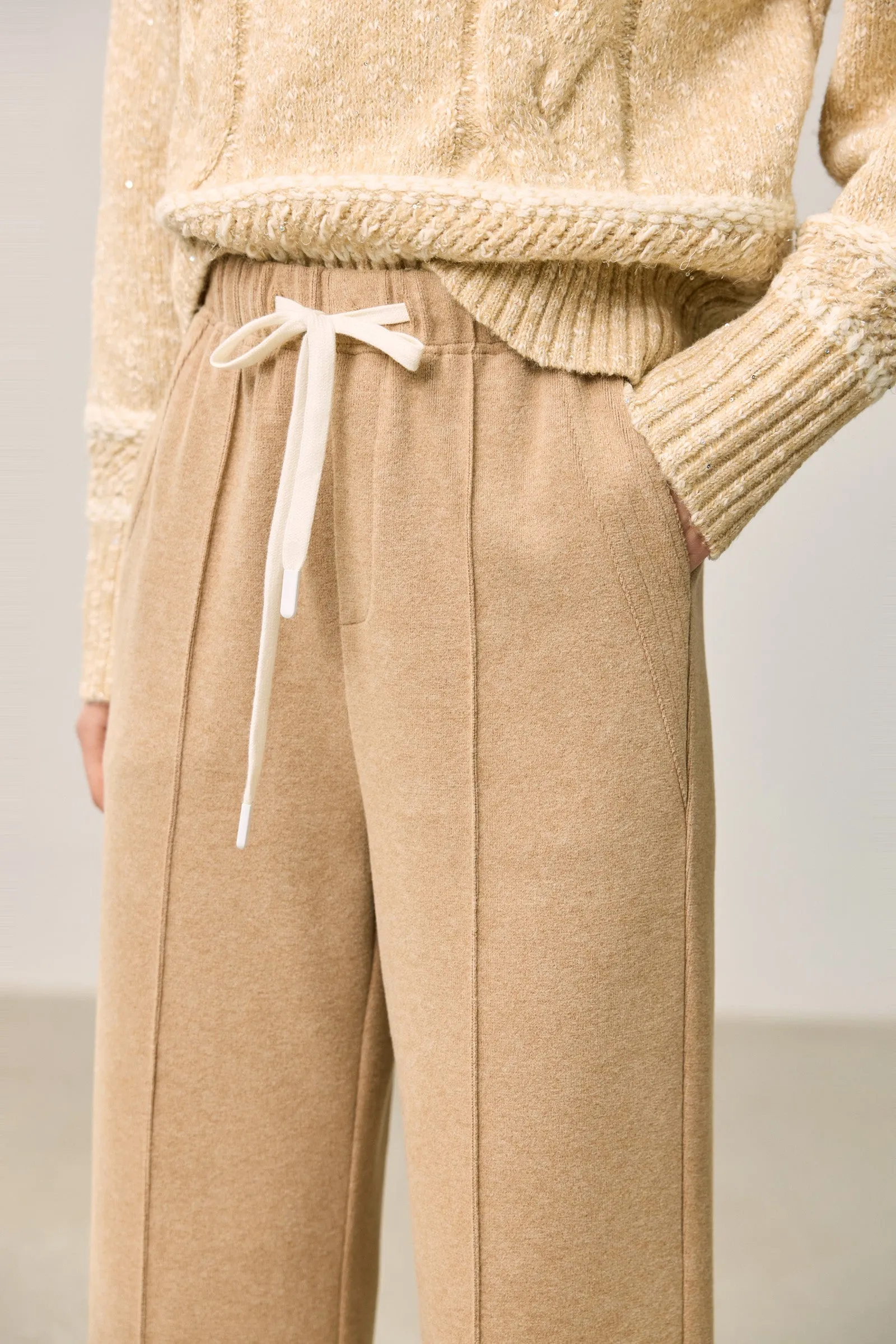 LILY Relaxed Drawstring Wide Leg Pants