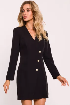 MOE Women's European Sophisticated Mini Jacket Dress