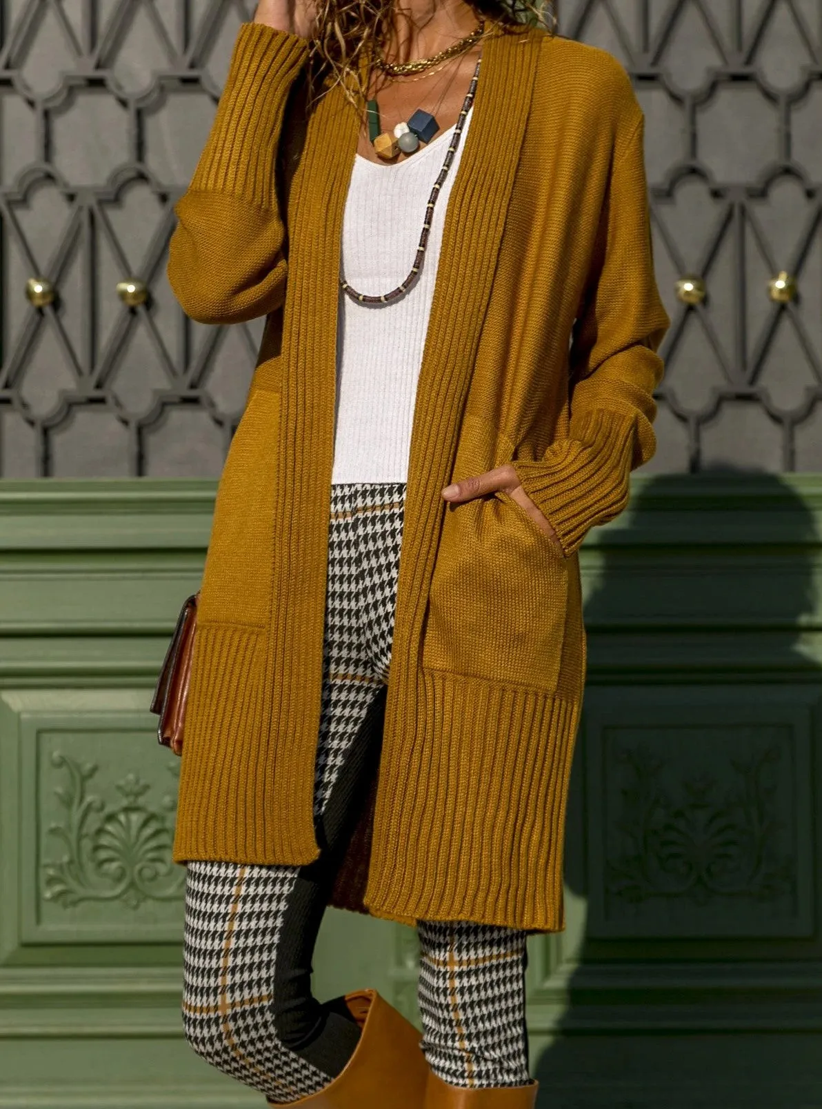 Mustard Cardigan | Bella Chic