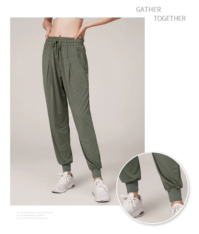 Relaxed Fit Drawstring Pants