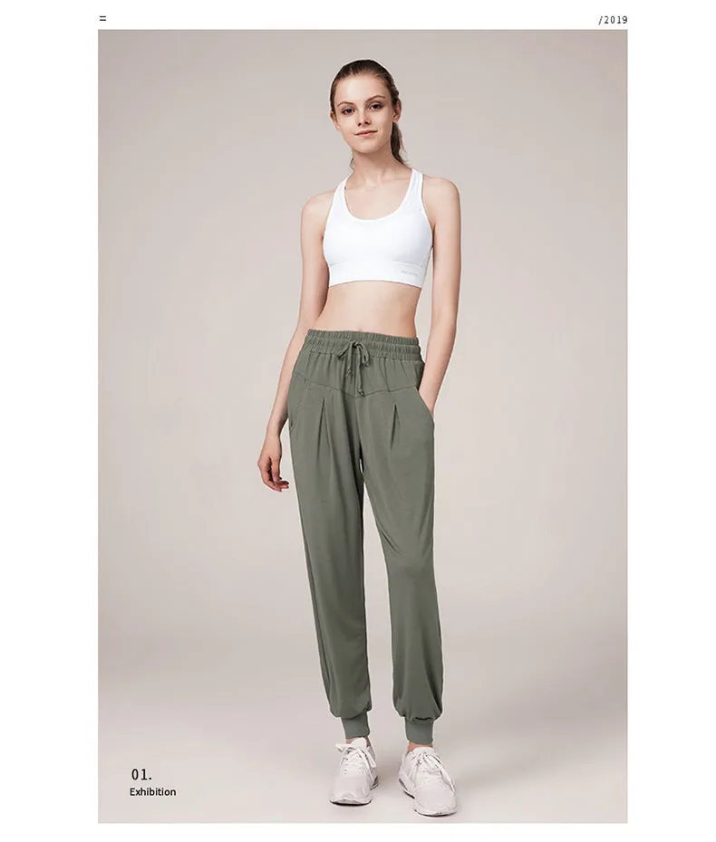 Relaxed Fit Drawstring Pants