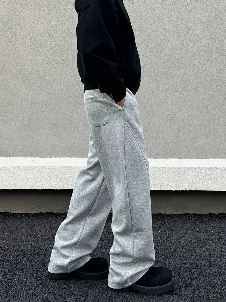 Relaxed Fit Straight Track Pants