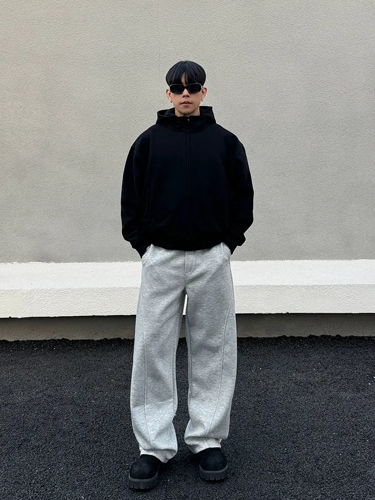 Relaxed Fit Straight Track Pants