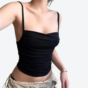 Trendy Sleeveless Slim-Fit Camisole Tops