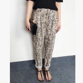 Tyra Snakeprint Pants